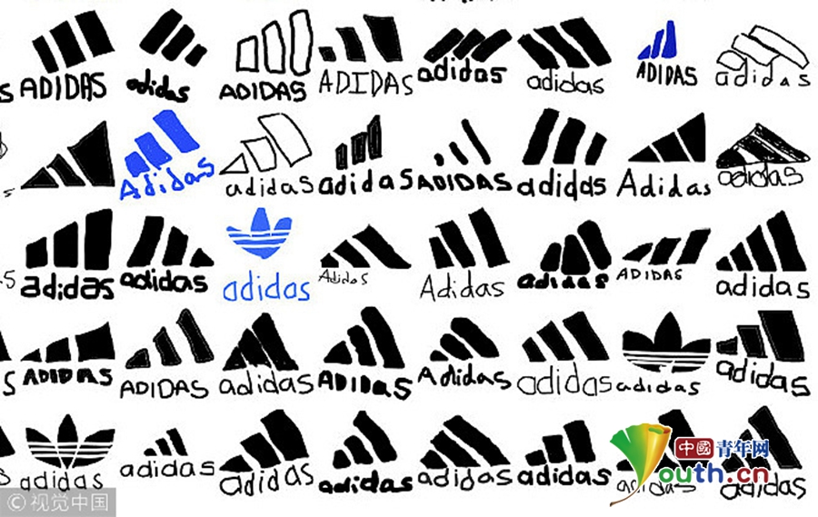 美国网友记忆里的苹果,阿迪,星巴克商标logo:画风挺