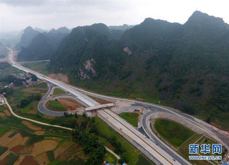 中越边境靖西至龙邦高速公路有望年底通车