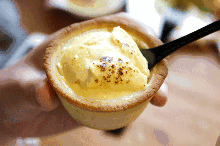 4.焦糖布丁上的焦糖