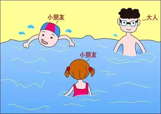 5,不去游泳大人不明,游泳,玩水时必须有水域陪同.中漫画瓮女图片
