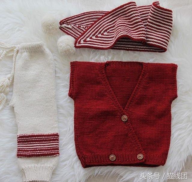 7款宝宝毛衣,连体裤编织图解,巧手宝妈都是这样织的