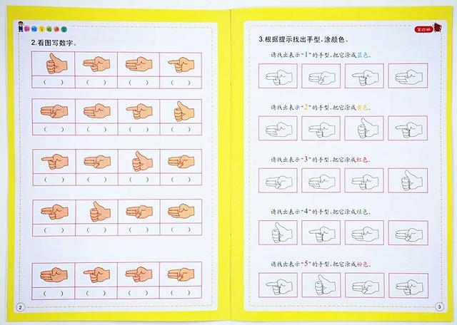 幼儿手指速算法图