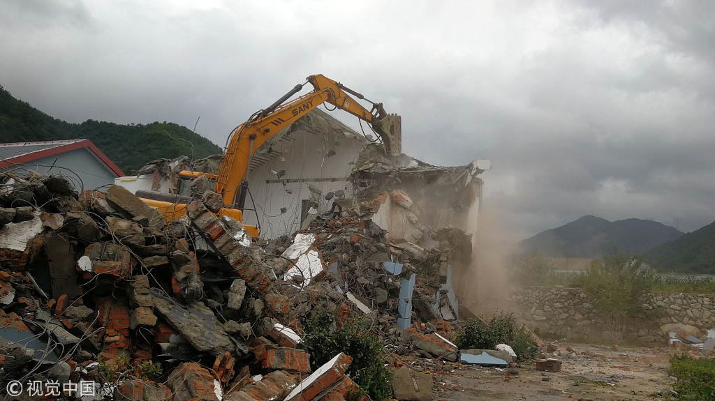 【独家】泉州:西安违建别墅整治在v别墅蓝田1二手秦岭别墅海景图片