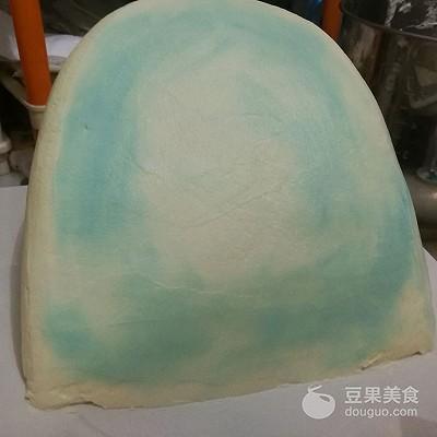 3D手绘立体场景裱花蛋糕～父女俩