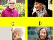 Which elderly person do you think is the most kind and gentle, and will your old age be prosperous or impoverished?