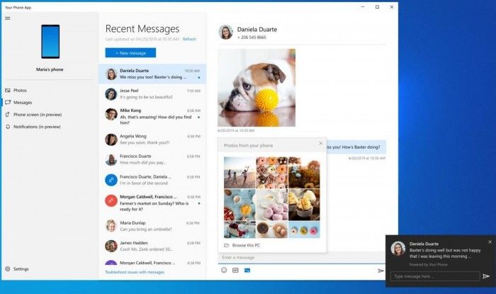 「太平洋电脑网」微软提供Windows 10和Android之间的复制和粘贴功能