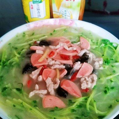 #太太乐鲜鸡汁芝麻香油#上汤豌豆苗