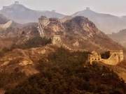 Geese Returning Above the Jinshanling Great Wall...