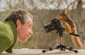 It took six years for a Swedish photographer to capture these squirrels, just like making a 10-minute video