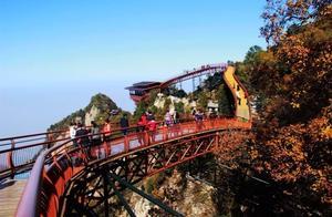 Dragon Descent Temple Glass Suspension Bridge