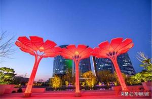 Reflections on Xiaoqing River Night Scenery: 'Northern Country Jiangnan' Beauty Shines with Lights