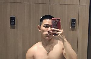 Fitness Instructor with Short Hair, Takes Selfies While Teaching Others to Exercise