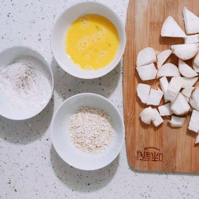 「外酥里嫩」非油炸杏鲍菇鸡米花