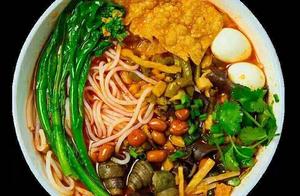 Traditional Cuisine: Fresh, Spicy, and Mala (Spicy and Pungent) Luopifen (Sichuan Collagen Noodles). Truly Delicious!