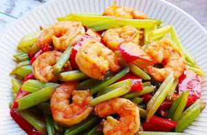 Nutritious Dishes, Shrimp with Celery, the Most Common Shrimp Recipe, Everyone Can Make