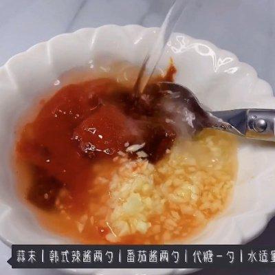 不加一滴油的韩式炸鸡双拼｜无油减脂炸鸡