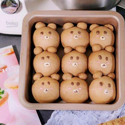 这么可爱的小熊挤挤面包不要来点吗