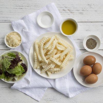 最适合冬天吃的芝士美国曲薯配煎蛋沙拉，美味又暖身