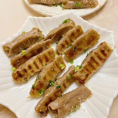 全麦白菜猪肉馅锅贴的家常做法，简单快捷又好吃