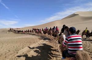 2018 Xinjiang-Gansu Self-Drive Trip Day 34: Xinjiang Enters Gansu, Viewing Sunset at the Singing Sands Mountain