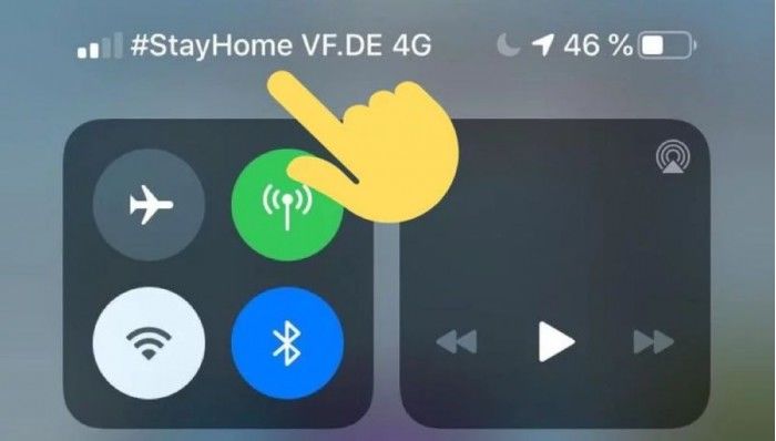 太平洋电脑网：iPhone用户断开Wi-Fi后显示“Stay Home”信息