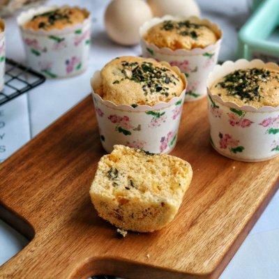 #甜蜜暖冬，“焙”感幸福#海苔肉松纸杯蛋糕