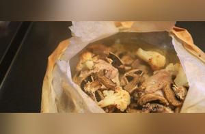 Slimming Muscle Gain Fitness Meal - Mushroom Crab Apple Chicken