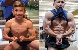At 17 years old, he has been bodybuilding for 4 years, and has developed strong muscles. How did this happen given his height of only 160cm?