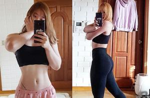 Having a good physique, beautiful appearance, but with more strength, deadlifts 165kg, turning the house into a gym
