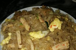 Chao Shan Style Stir-Fried Vermicelli Noodles (Powdered Yam Noodles)