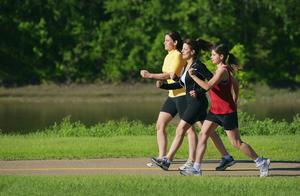 How many kilometers should you brisk walk or run each day? Compare with the standard plan to see if you've met the requirements?