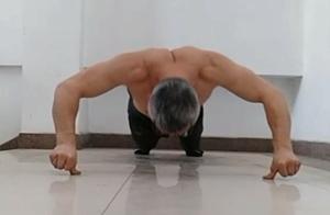 42-Year-Old Body Fitness: Complete 320 Push-Ups in 10 Minutes Before Eating