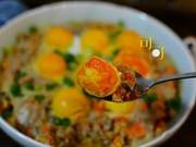 This dish is simply delicious, with flowing egg yolks and fatty but not greasy meat patties, and the meat patties are also disregarded.