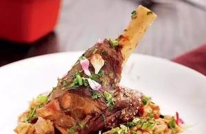 Lamb Knee with Rice Pearls, Pan-Seared Scallops with Lemon Risotto, and Hand-Torn Chicken with Sea Cucumber