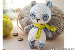 Giant Panda Meets Crochet Yarn: It's Surprisingly Harmonious and Adorable! 3 Crochet Pattern Explanations
