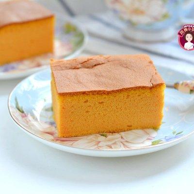 水浴法南瓜泥戚风蛋糕