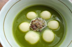 Classic Japanese Matcha Dessert: Matcha Red Bean White Jade – Warm and Heartwarming Delight