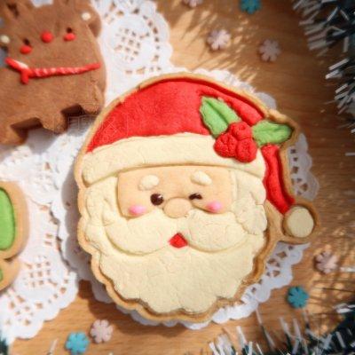 超有feel圣诞凤梨酥，饼干模做巨简单