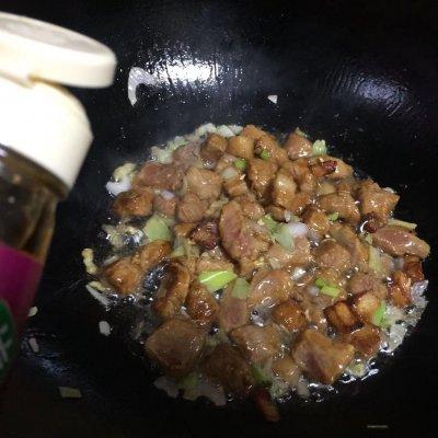 #一起加油，我要做A+健康宝贝# 雪菜肉丁手擀面