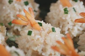 Sticky Rice Shrimp Meat Pearl Balls, Juicy and Chewy Texture