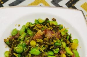 Simple Home-Style Dishes: Pickled Vegetable and Sausage with Douban, Delicious and Unstoppable, 10 Minutes to Make