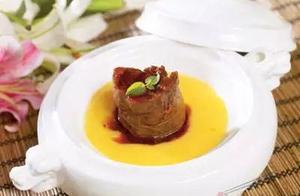 Red Flower Decoction Beef Shank, Stone Cooked Salmon, Preserved Vegetable and White Shrimp Stir-fry