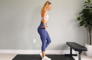 13 Glute and Leg Exercises, 20 Minutes a Day, Just Need a Chair