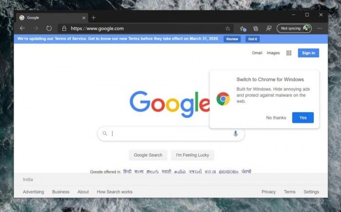 「太平洋电脑网」新版Edge更开放：新标签页搜索栏可设置为非Bing引擎