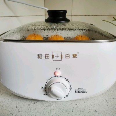 #一起加油，我要做A+健康宝贝#软糯香甜的南瓜豆沙包