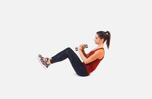 Reduce Body Fat to Below 18%, 4 Dumbbell Abdominal Exercises to Sculpt a Male God's Abs