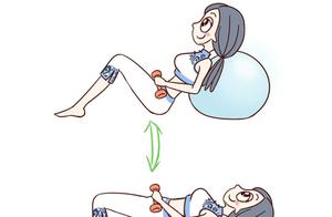 Easy Home Yoga Ball Exercises, One Time Every Day, Your Waist Finally Got Slim, and Your Hips Lifted Too