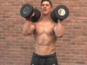 A Set of Dumbbell Exercises, Home Training Back, Legs, Hips and Arms