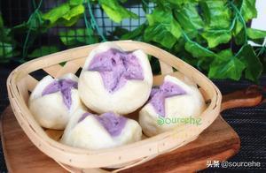 Add Purple Yam When Making Buns - Fermentation Takes Only 8 Minutes, Buns Bloom, Fluffy, Fragrant, and Nutrient-Rich