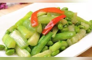 Jining Seasonal Dishes - Green Bean and Wax Gourd Stir-Fry